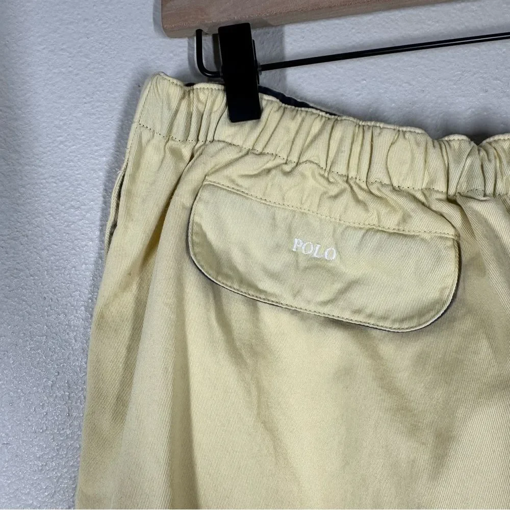Vintage Polo Ralph Lauren Men’s Cotton Pull On Shorts Preppy Coastal Large